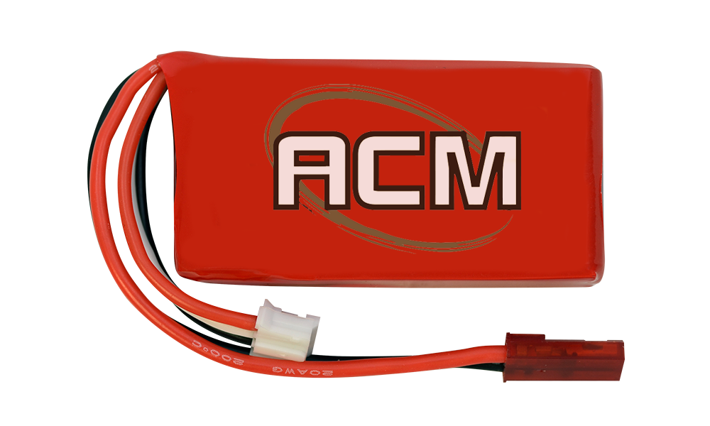 ACM 11.1v 350mAh 3S 40C LiPo Battery (HPA - JST)
