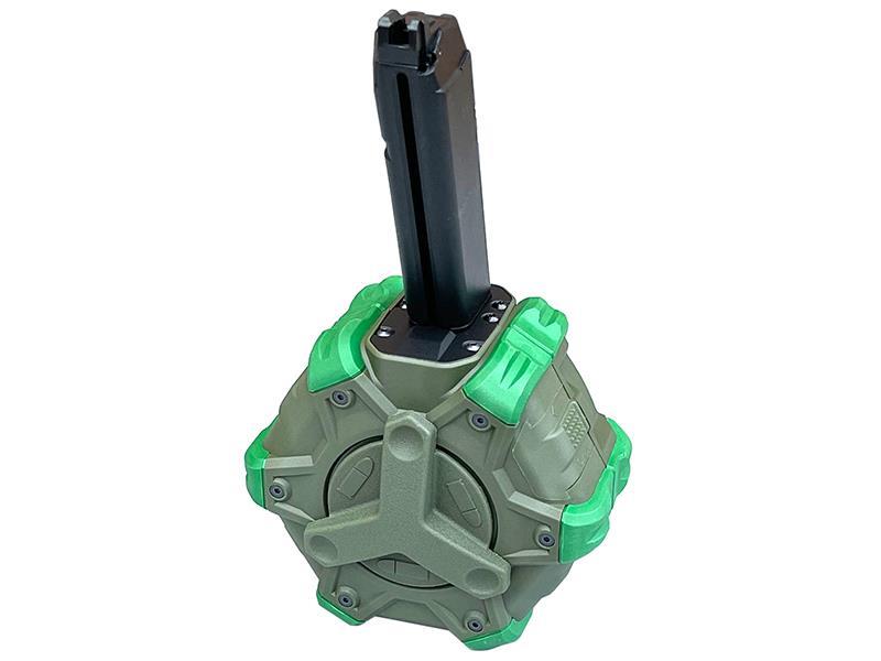 WE Gas Drum Magazine for 17 Series (350 Rounds - OD)