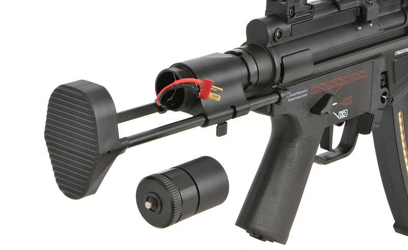 H&K MP5 RIS Full Metal AEG with Eshooter ETU GEN-2 (Umarex/Cyma - Black - CM041L)