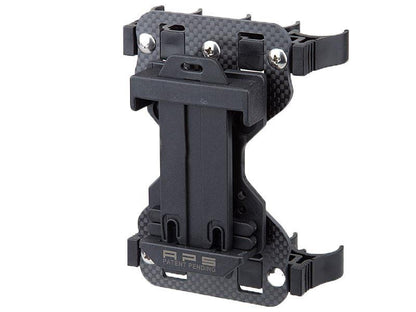 APS 8 Round Shotgun Shell Plate Holder with Belt Loop (Black/Carbone Fire - Caddy)