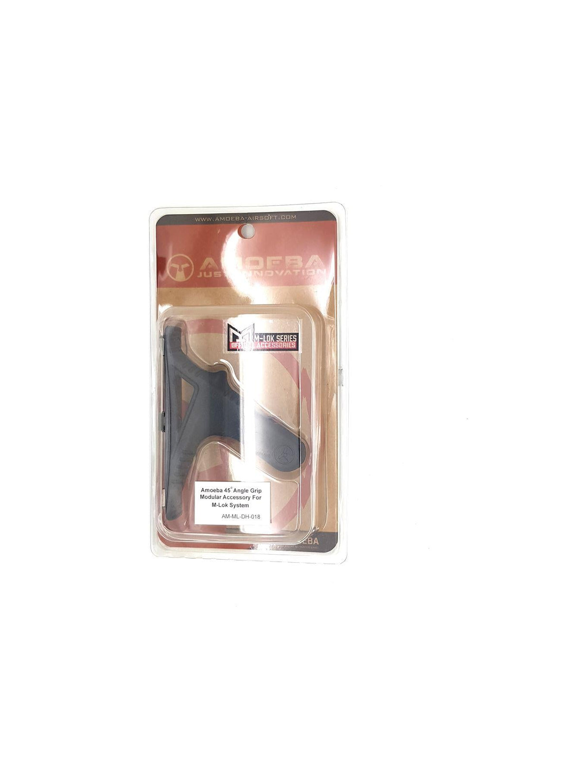 Ares Amoeba 45 Degree Angle Grip Modular Accessory for M-Lok System AM-ML-DH-018