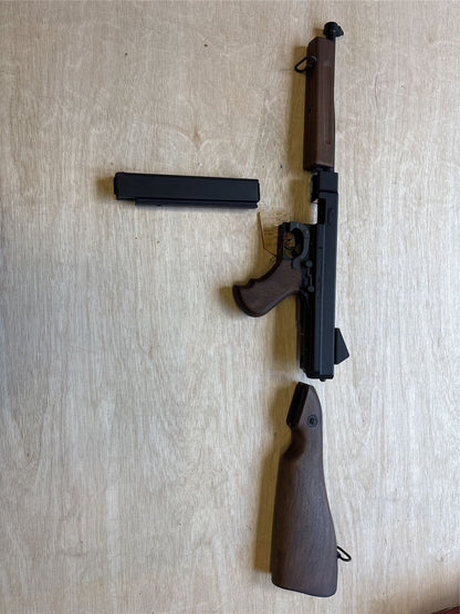 [Boneyard] Ares Thompson M1A1 EBB (SMG-005) - Snapped handguard tab - hair cracked stock - 355 FPS