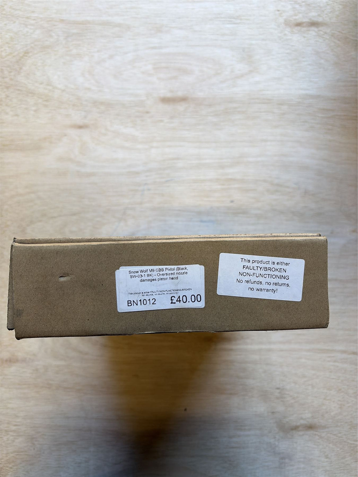 [Boneyard] Snow Wolf M9 GBB Pistol (Black, SW-03-1 BK) - Oversized nozzle damages piston head
