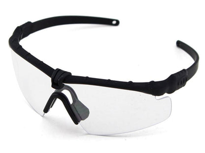Big Foot 2.0 Framework (ANSI Z80.3) GLASSES (Black Frame - Clear Lens)