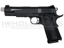 Secutor - Rudis XI - 1911 Custom Pistol (Silver Barrel - Co2 Powered - Gas Ready - Black - Ex. Display)