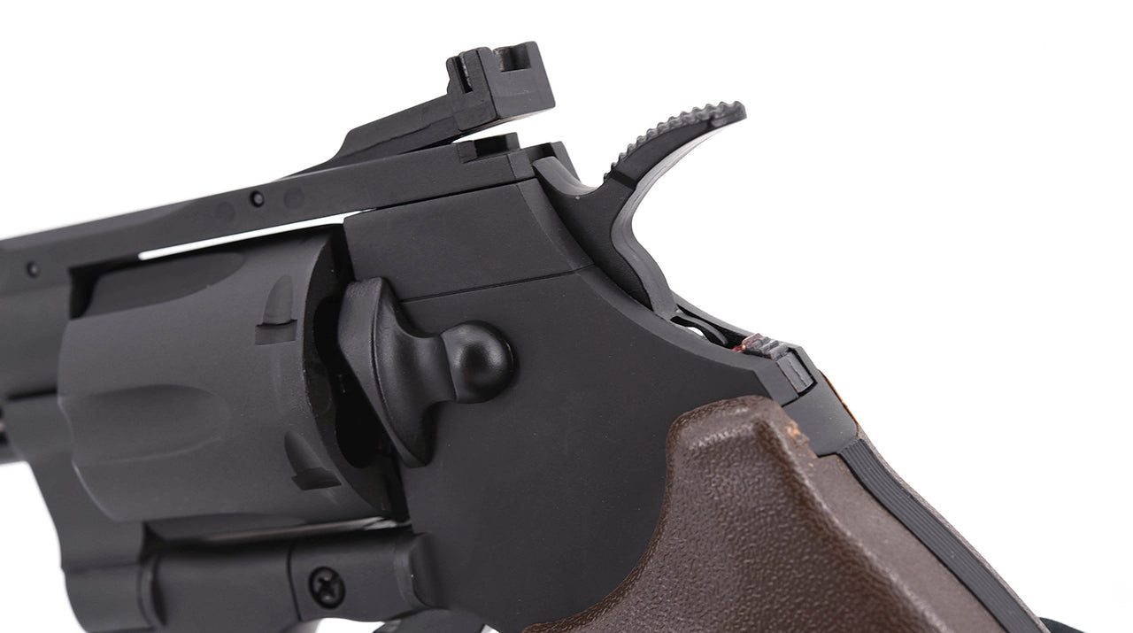 Hwasan 1312 Co2 Revolver - 6.0inch - Metal - Brown Grip