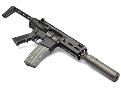 AA/APFG MCX Rattler SOCOME PDW Style Gas Blowback Rifle (Black)