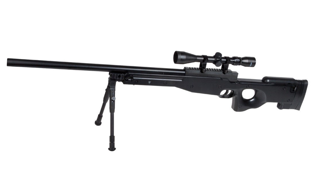 Saigo Defense L96 Sniper Rifle with Hunter Scope and Bipod (Black)