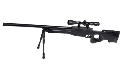 Saigo Defense L96 Sniper Rifle with Hunter Scope and Bipod (Black)
