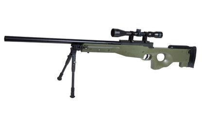 Saigo Defense L96 Sniper Rifle with Hunter Scope and Bipod (OD)