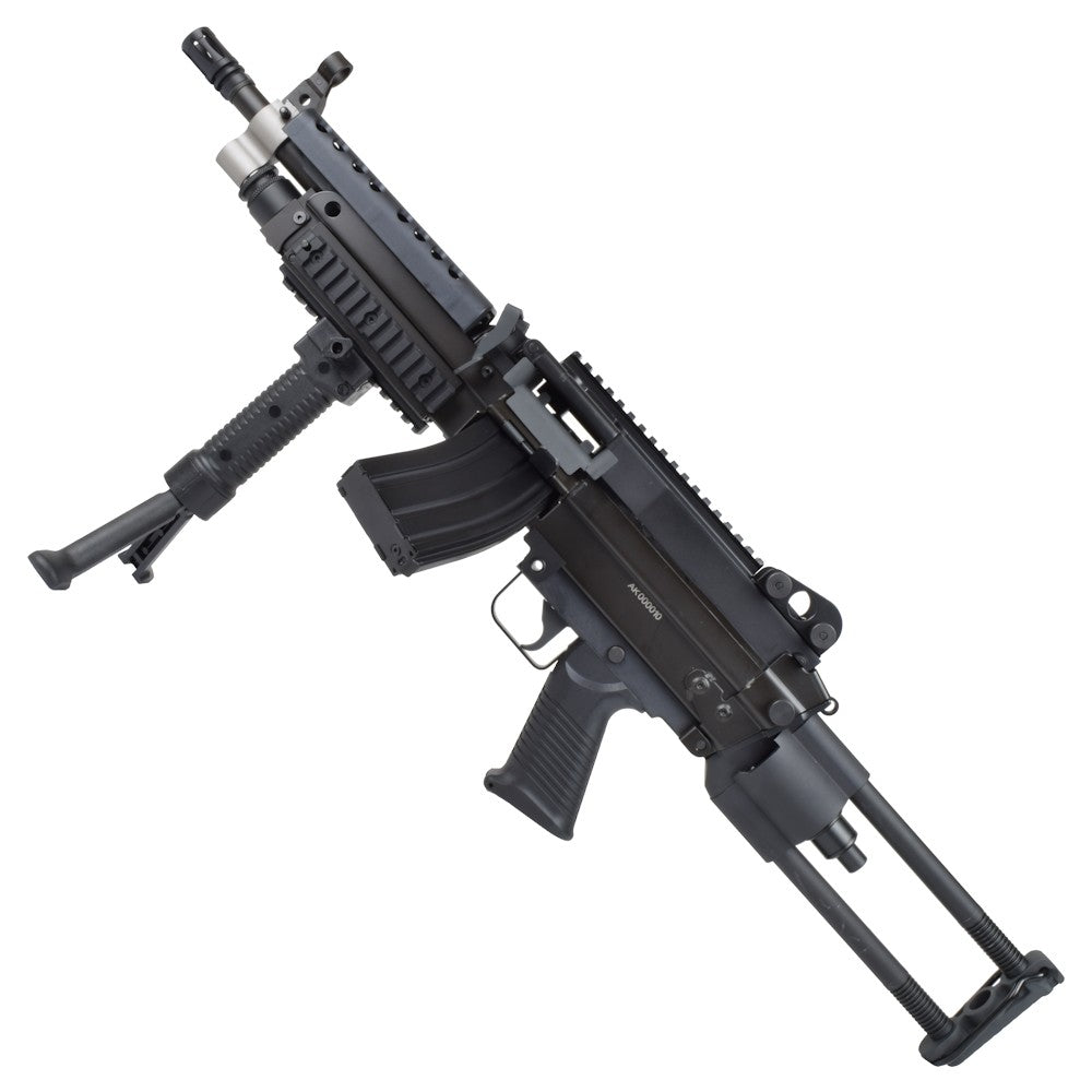 S&T M249 Para Metal Version AEG with Mid-Cap Magazine (Black - M249K)
