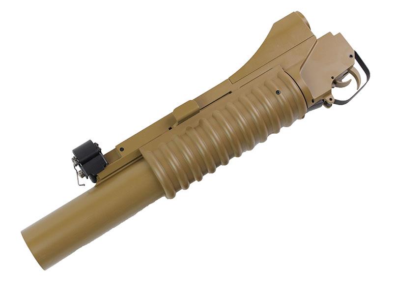 Double Bell M203 Long Grenade Launcher (Full Metal - Tan - M-55LS)