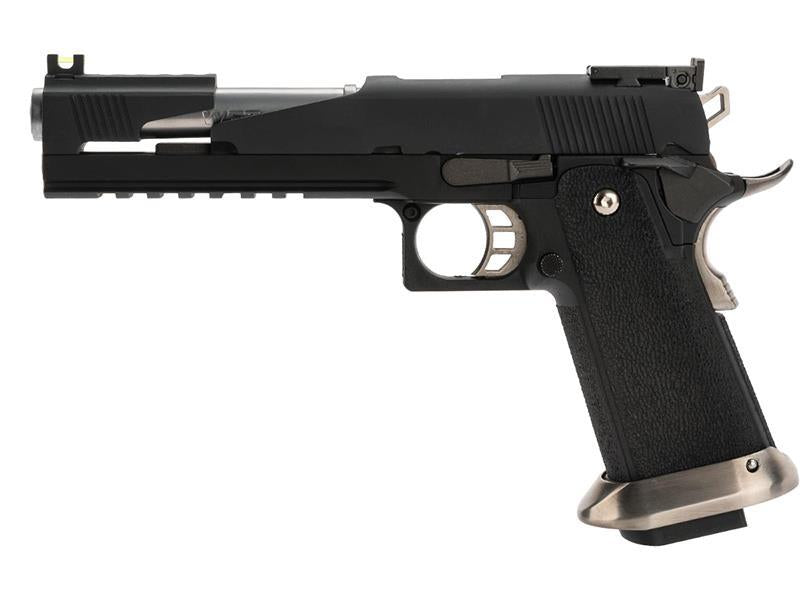 WE Hi-Capa T-Rex 6" Dragon Gas Blowback Pistol (B - Black)