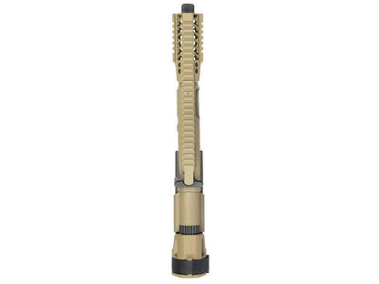 Ares M45X-S with EFCS Gearbox (Retractable Stock with Arm Stabilizing Brace - Tan - AR-086E - Comes with extra Mid-Cap and Low Cap Magazine)