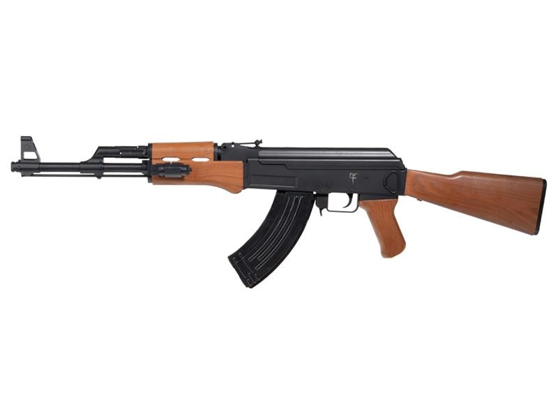 Saigo AK47 Spring Action Rifle (Full Stock - Polymer - Black)