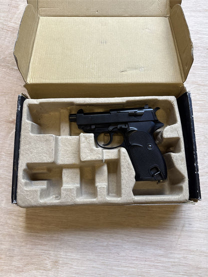 [Boneyard] WE WW2S with Silencer Gas Blowback Pistol (Black) - No mag - no silencer - box damaged