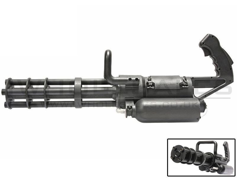 Classic Army M134 Micro Mini Gun (Powered by Green Gas - Black)