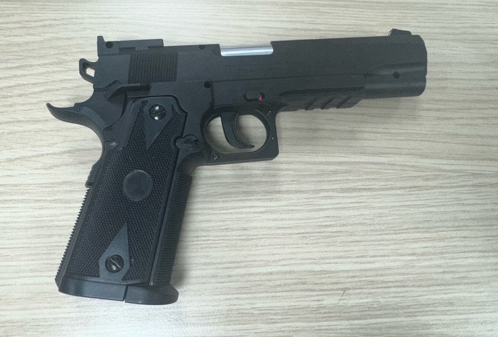 Swiss Arms 1911 4.5mm/.177 Co2 Pistol (Non-Blowback - Polymer - Cybergun - 288708) (Black)