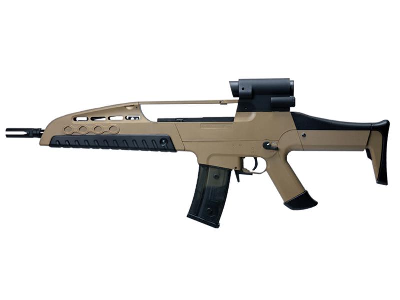 SRC XM8 AEG with Inbuilt Scope (3rd Generation - Tan - GE-0621III-DT)