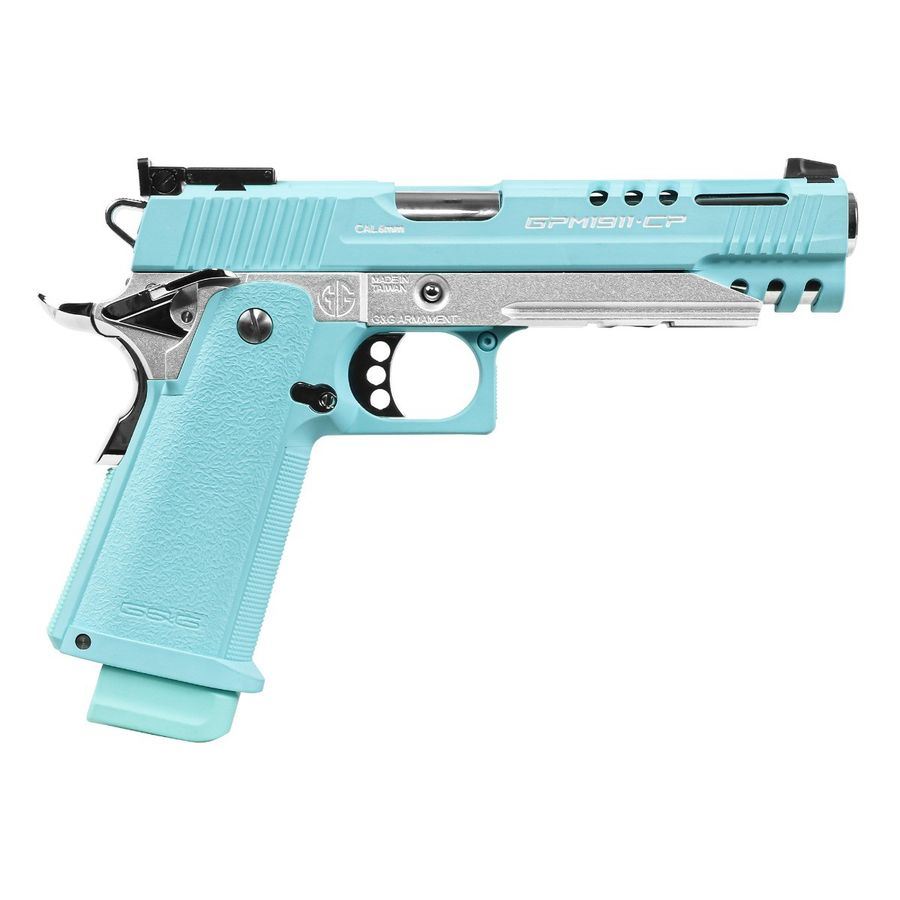 G&G GPM1911 CP Gas Blowback Pistol Limited Edition (Macaron Blue)