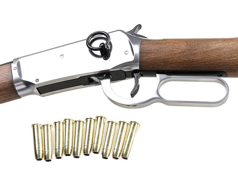 Umarex Legends Cowboy M1894 Lever Action Co2 Rifle (Shell Ejecting - 2.6556 - Silver)