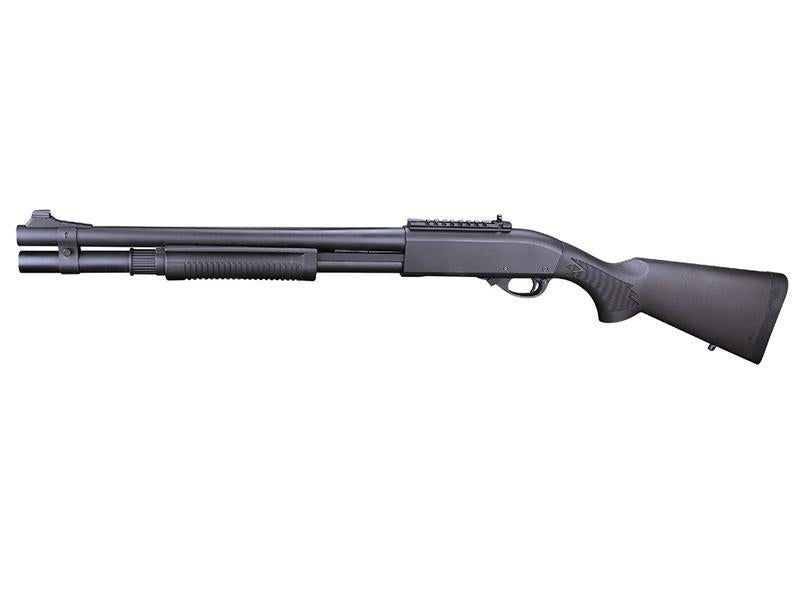 Golden Eagle M870 Tri-Shot Gas Pump Action Shotgun (Long - Black - M8872 - V2)