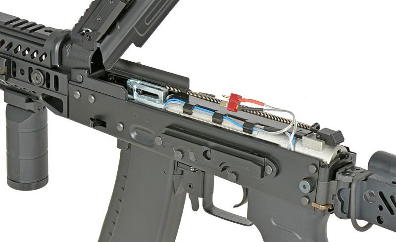 Cyma Platinum AKS74U Tactical AEG Rifle with Eshooter ETU GEN-2 (Black - CM113A)