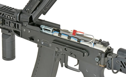 Cyma Platinum AKS74U Tactical AEG Rifle with Eshooter ETU GEN-2 (Black - CM113A)