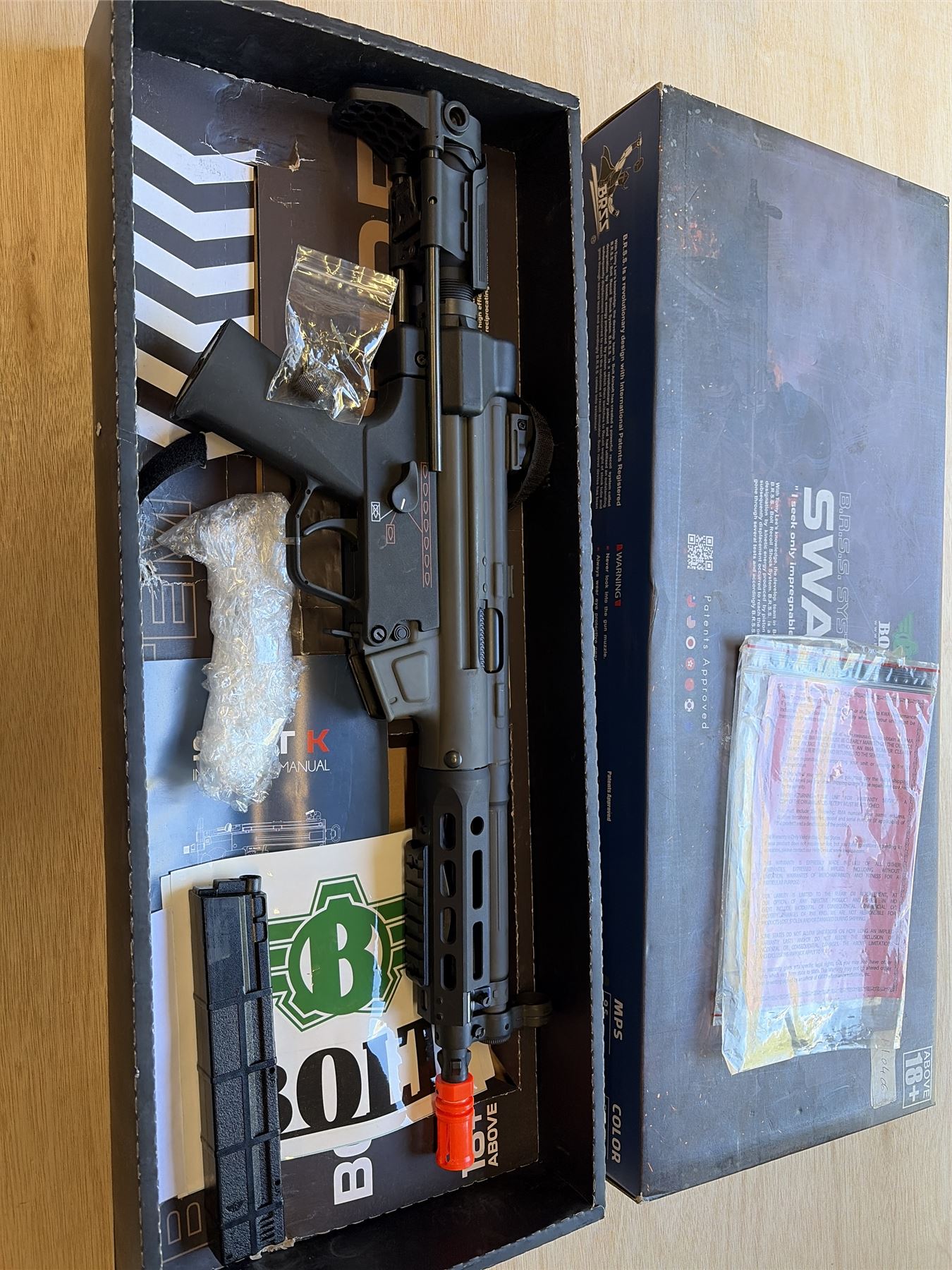 [Boneyard] Bolt Swat A4 Recoil AEG - Internal wiring fault / electrical short - non-firing - project