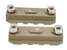 AresAmoeba 2.0" M-Lok Key Rail System (2pcs - ABS - AM-ML-R-004-DE - Tan)