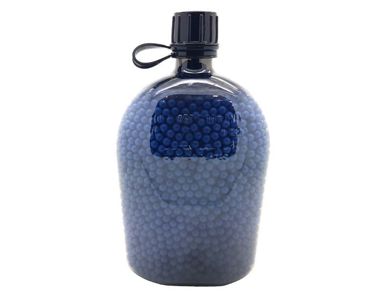 Big Foot Diamond Precision 0.12g - 5000 BB Pellets (Canteen Black Bottle - 5000 Rounds - Blue)