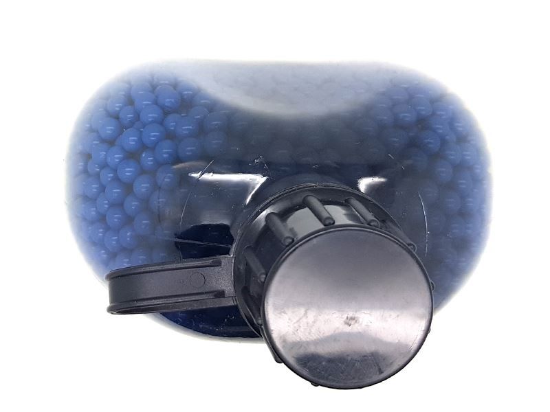 Big Foot Diamond Precision 0.12g - 5000 BB Pellets (Canteen Black Bottle - 5000 Rounds - Blue)