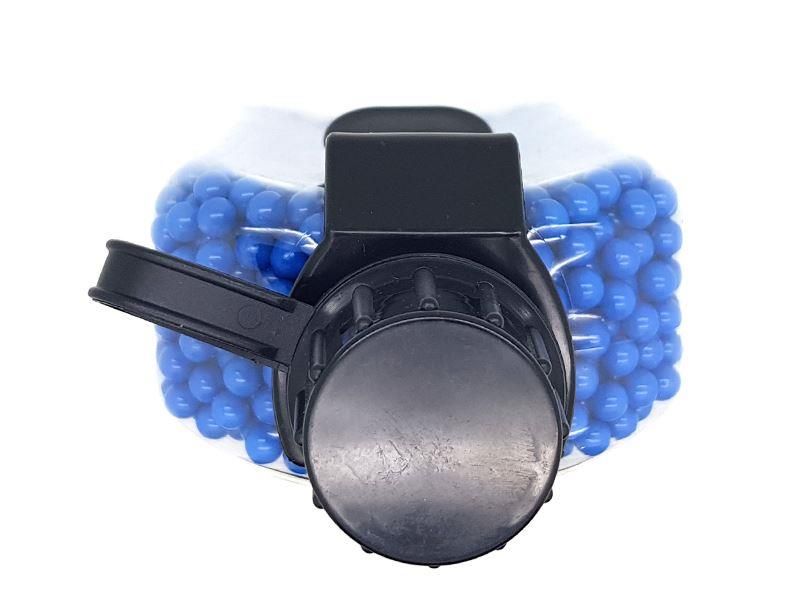 Big Foot Diamond Precision 0.12g - 2000 BB Pellets (Canteen Clear Bottle - 2000 Rounds - Blue)
