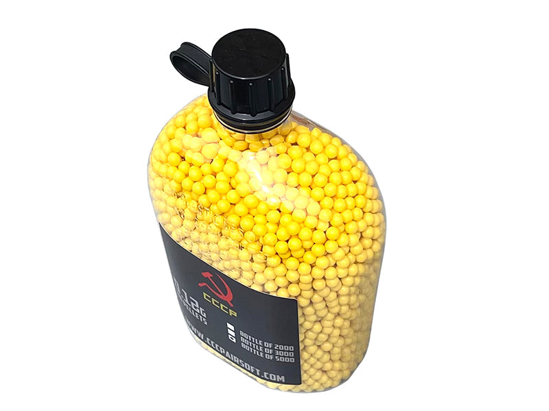 Spitfire 0.12g BB Pellets (Canteen Bottle - 5000 Rounds - Yellow)