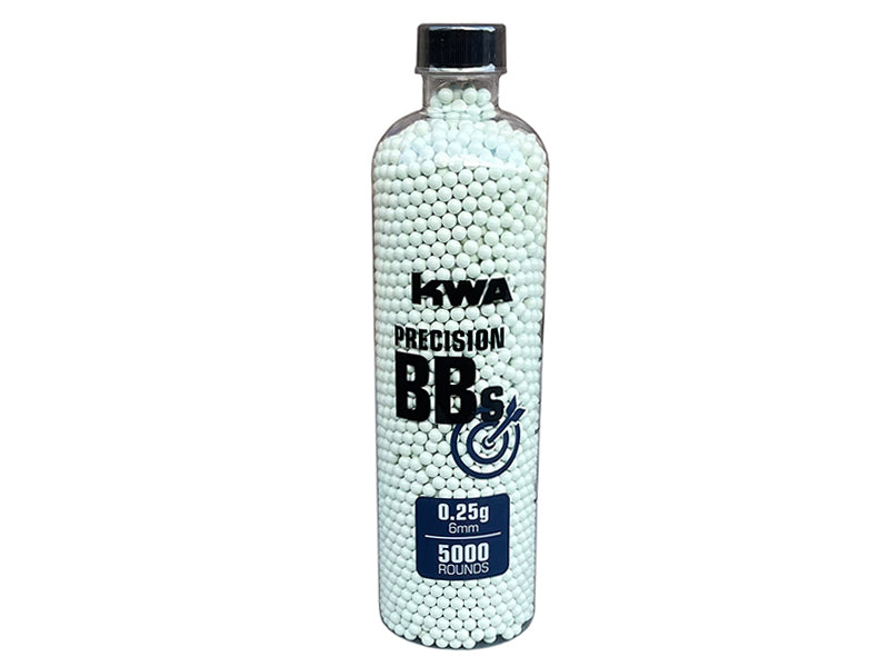 KWA Precision 5000 Round BB Pellets (Bottle - 0.25g - 198-00210)