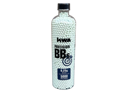KWA Precision 5000 Round BB Pellets (Bottle - 0.25g - 198-00210)