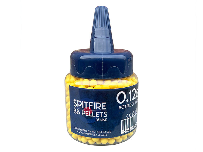 Spitfire BB Pellets 0.12g (1000 Bottle - Yellow)