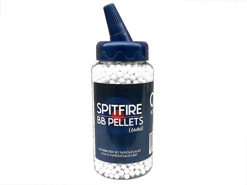 Spitfire 0.12g BB Pellets (Bottle - 2000 Rounds - White)