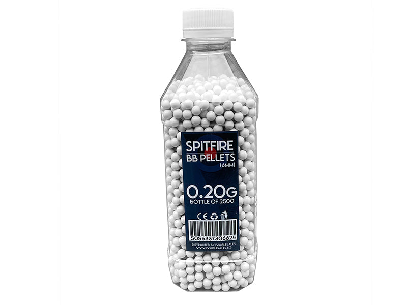 Spitfire BB Pellets 0.20g (2500 Bottle - White)