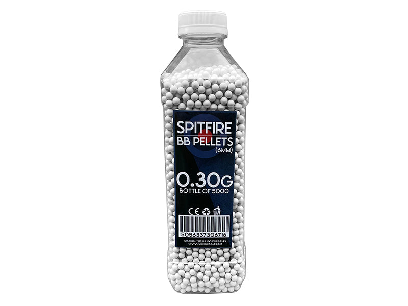 Spitfire BB Pellets 0.30g (5000 Bottle - White)