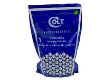 Colt BB Pellets - 0.25g BIO (3200 Round Bag - White - Cybergun - 183024)