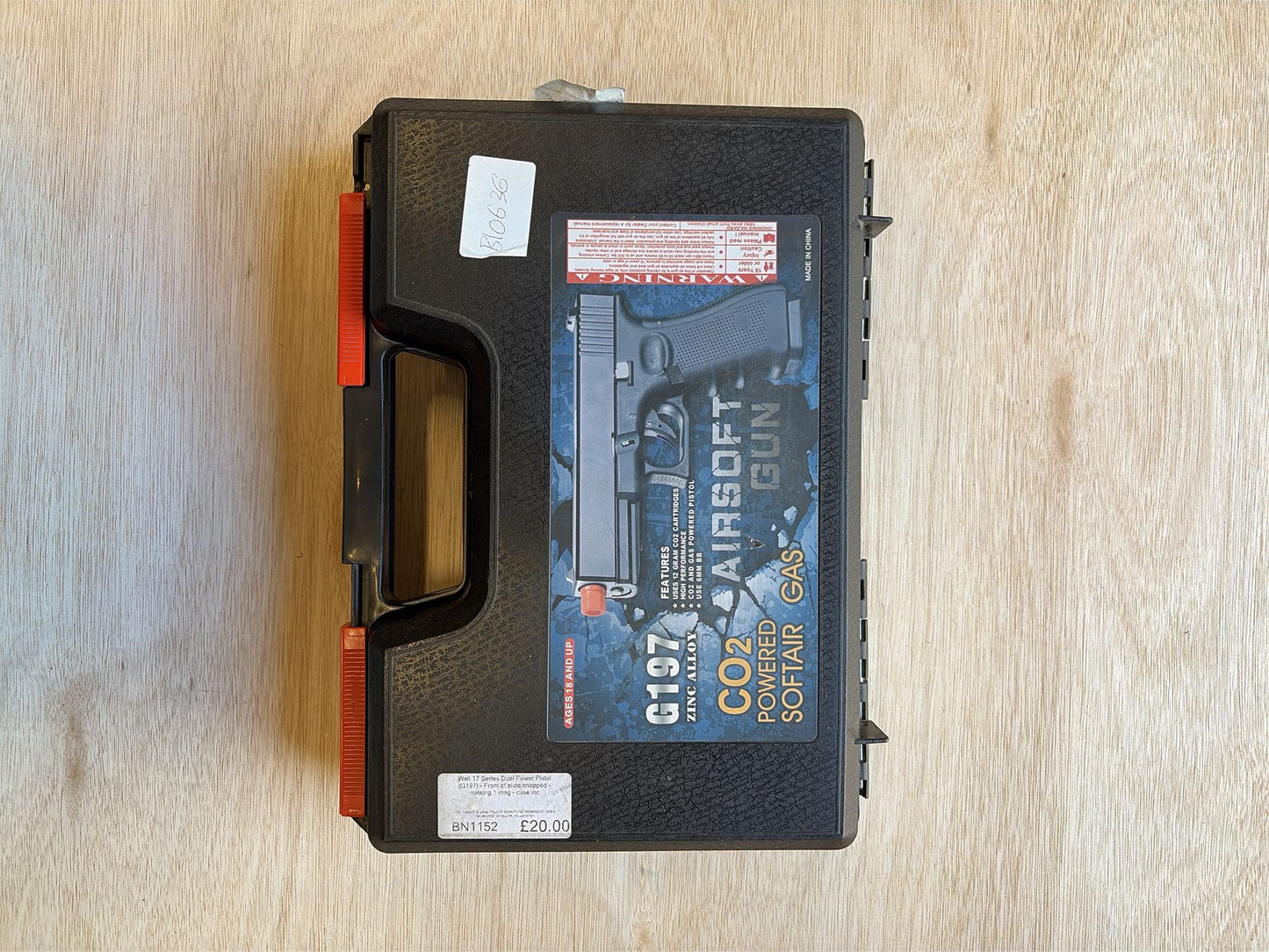 [Boneyard] Well 17 Series Dual Power Pistol (G197) - Front of slide snapped - missing 1 mag - case inc