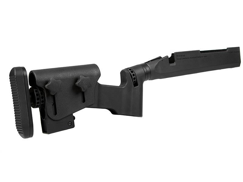 Ares x Amoeba "Striker" Multi-Adjust Tactical Stock (Black - AS-BS-006-BK)