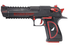 DP Custom x Magnum Research Inc. Desert Eagle 50AE GBBP (CG-DE0202 - Licensed by Cybergun - Made by WE - Black/Red)
