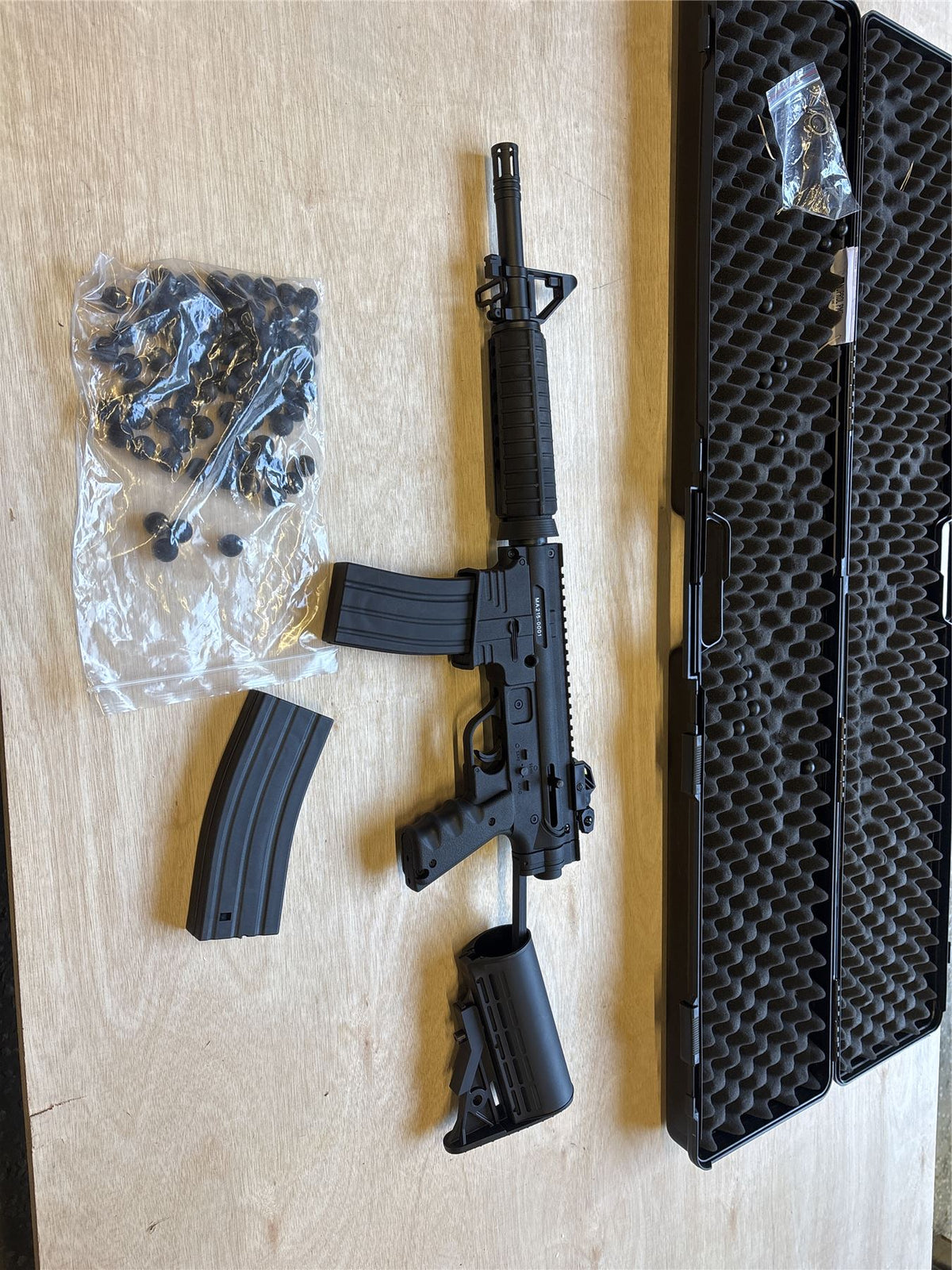 [Boneyard] Concorde Defender AR15 .68 Marker - Missing CO2 holder - unconfirmed / untested