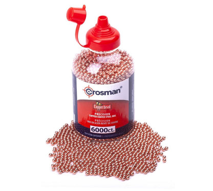 Crosman 4.5mm .177 Copper Steel BBs 1500 Round Bottle