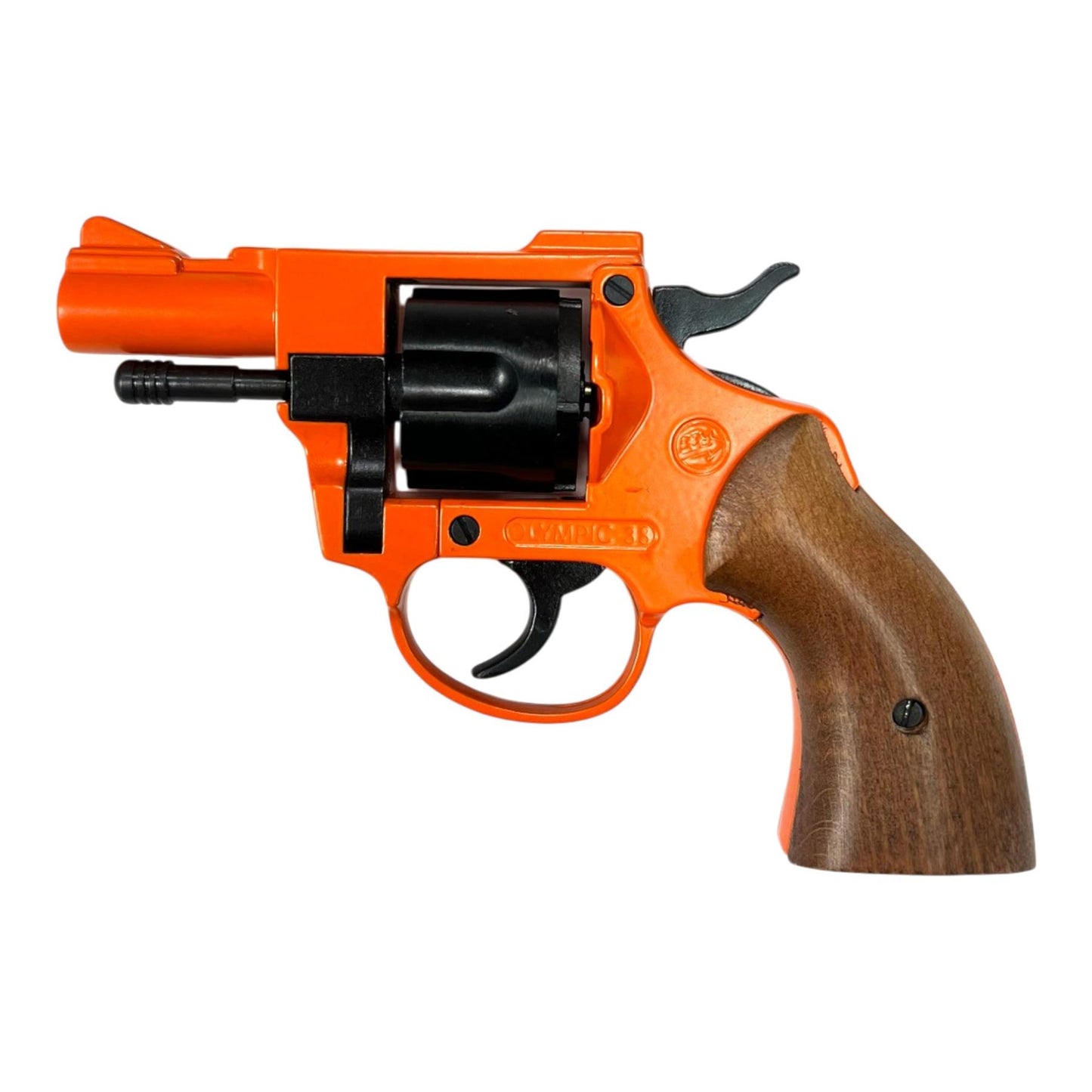 Bruni Olympic 5 .380 / 9mm RK Blank Revolver Starter Pistol (Orange)