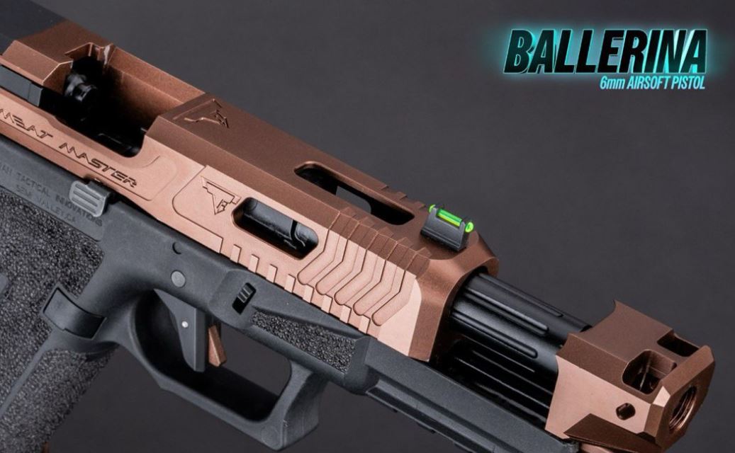 TTI JW Series Ballerina Gas Blowback Pistol (R34-3 Bronze - Standard - EMG/Army)