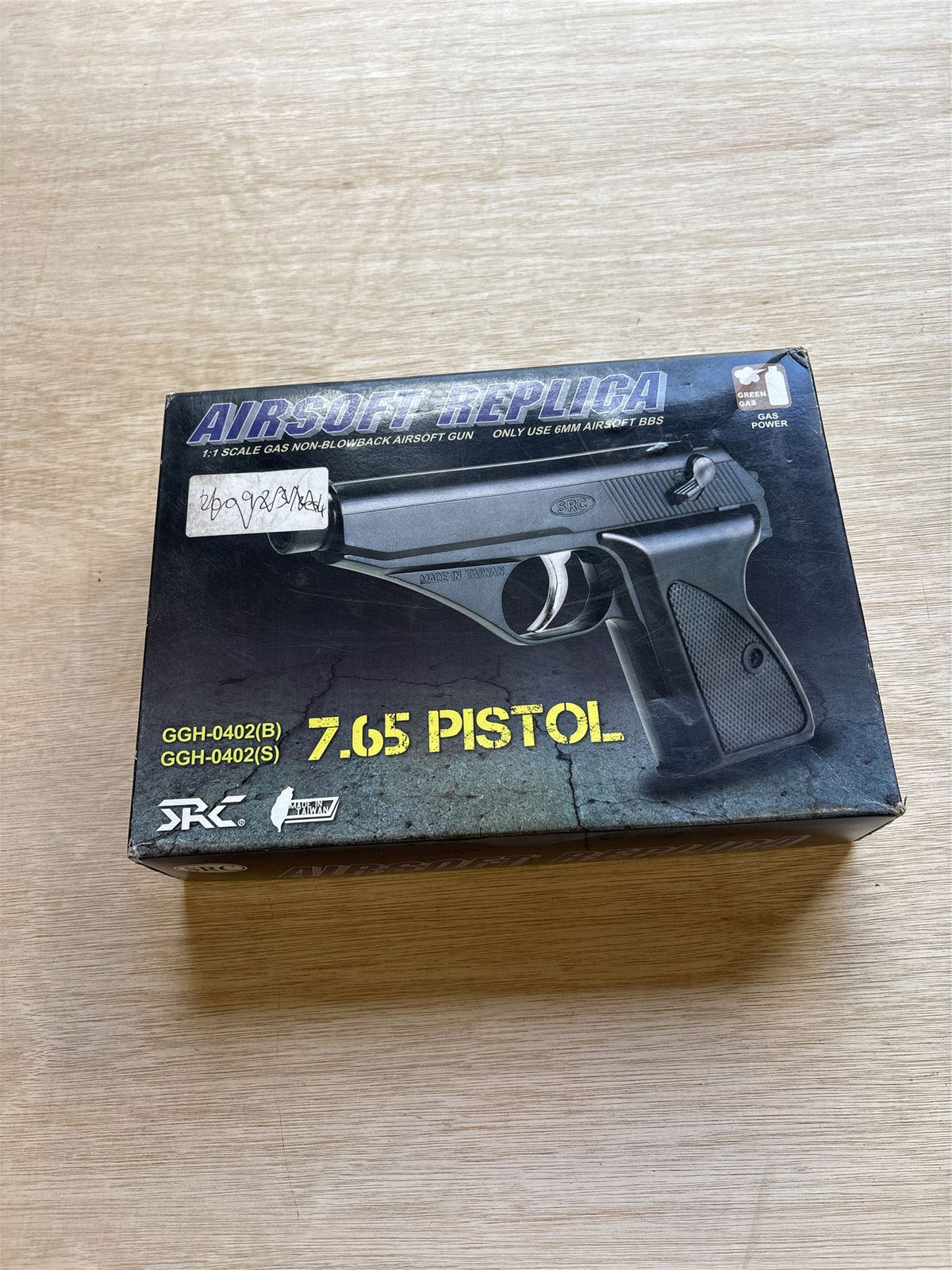 [Boneyard] SRC PPK NBB Gas Pistol (Silver) - Incomplete - parts only - missing gun & mag