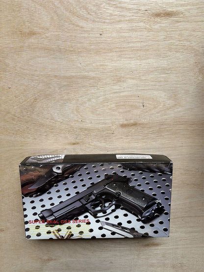 [Boneyard] LS M9 Vertec Gas Blowback Pistol (Black - GGB-0304) - Two-Tone Blue - Unknown